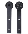 Carbon Steel Sliding Door Track Rail Pulley Wheel Roller Set 2 Pack For Kitchen Bedroom Wardrobe And Storage Room Doors With Smooth Low Noise Operation Quiet Glide Durable Lightweight Rails Easy Install Long Lasting Hardware