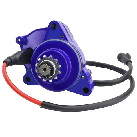 3 Bolt Starter Motor With Relay And CDI Kit For 50Cc To 125Cc ATVs Dirt Bikes Go Karts Pit Bikes Quads Dune Buggies Sand Rails And More Drop In And Go Blue