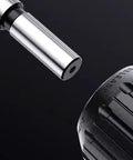 Close-up of the round shank of a Premium Alloy Steel Heavy Duty Forstner Bit Set for wood drilling.