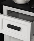 Top Shelf 10 Pack Of Matte Black Finger Edge Pulls With Five Inch Center Spacing And Smooth Rounded Corners Perfect For Kitchen Cabinets And Dresser Drawers That Is A Total Game Changer For Your Home Makeover, shown on white drawer.
