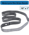 Rim Strip For Motorcycle 16 Inch By 1 Inch Heavy Duty Rubber Band Protects Inner Tube From Spoke Nipples Punctures And Rim Abrasion