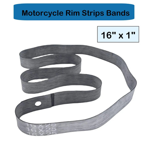 Rim Strip For Motorcycle 16 Inch By 1 Inch Heavy Duty Rubber Band Protects Inner Tube From Spoke Nipples Punctures And Rim Abrasion