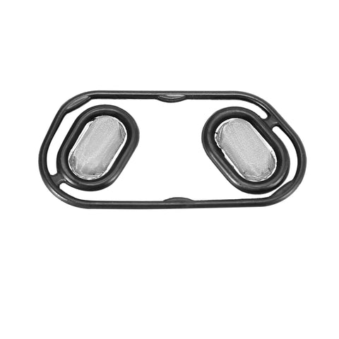 Spool Valve Solenoid Gasket Replacement For Honda Civic 2001 2002 2003 2004 2005 Direct Fit OE 28220 PLX 003, black rubber gasket