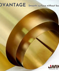 0.004 Inch Brass Shim Stock Roll 6 Inch Wide By 100 Inch Long Half Hard Cold Rolled CDA 260 for crafts and electrical work