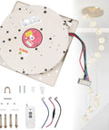 Top Tier Electric Chandelier Hoist With Remote Control Heavy Duty Lifting System Holds 330 Pounds with wiring and remote control.