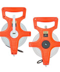 Retractable Open Reel Tape Measure 30 Meter Long Jump Track And Field Tool Pro Grade Sports Measuring Tape with orange body