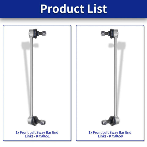Front Sway Bar Links For 2013 2017 Honda Accord And 2015 2020 Acura TLX OE Replacement Suspension Upgrade For Smoother Quieter Ride And Real Street Tuned Feel Direct Fit Durable Steel Construction For Easy Install And Long Lasting Ride Quality, steel sway bar links