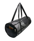 Mesh Duffel Dive Bag For Scuba Gear Foldable And Heavy Duty With Zipper featuring large PVC mesh design