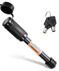 Heavy Duty Trailer Hitch Lock 5/8 Inch Pin, 4 Inch Extra Long Receiver Pin For Class III And IV Hitches, lock and keys shown