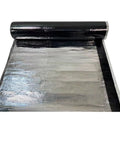Pro Grade Self Adhesive Flashing Tape Aluminum Foil Waterproof Sealant on a roll for roof repairs and sealing windows.