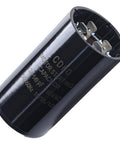 124 149 Uf Round CD60 Motor Start Capacitor 165 Vac Plus Or Minus 20 Percent For 50 60 Hz AC Motors in black casing