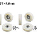 Six Piece E Bike Motor Gear Clutch Kit Nylon Planetary Gear Set 31T 35T 36T Hub Motor Gears With 608 Bearings For Electric Bike Components Upgraded Durable Nylon Stainless Build showing 35T gear with circlips