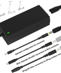42V 2A Scooter Charger 4 In 1 Removable Connector For 36V Pocket Mod And Sports Mod Lithium Battery Compatible With Gotrax Ninebot Hiboy Electric Scooters Charger, showing charging unit with multiple connectors