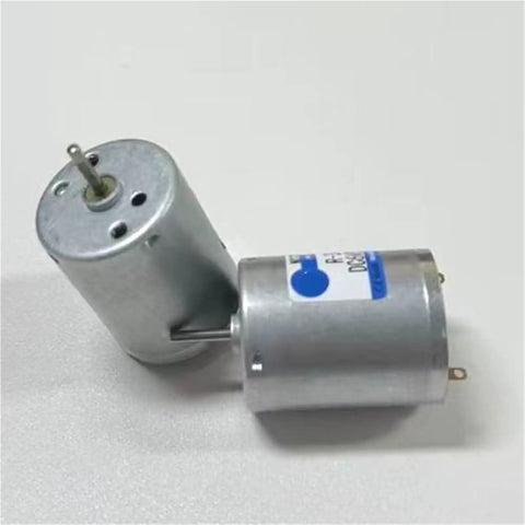 Built Tough Rk370 Dc Motor 6V 12V 24V 6000 8500Rpm High Speed Strong Magnetic Electric Machinery Component For Knockout Performance And Smooth Rotating Operation, showing two silver motors with shafts.