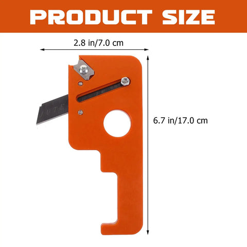 Hand Planer Block Plane For Edge Trimming And Chamfering, 8mm Blade, Manual Woodworking Tool showing 7cm x 17cm dimensions