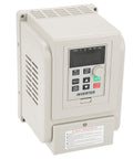 AT1 4000X 4kW Variable Frequency Drive for 220V Single Phase to Three Phase Motors, front view of VFD unit