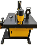 Beilockery Electric Hydraulic Busbar Processor Machine side view, featuring robust design and control elements for precision work.