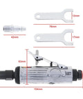 Top Shelf Quarter Inch Straight Shank Air Die Grinder Delivering A Badass 25000 Rpm Rush with collet kit and wrenches.