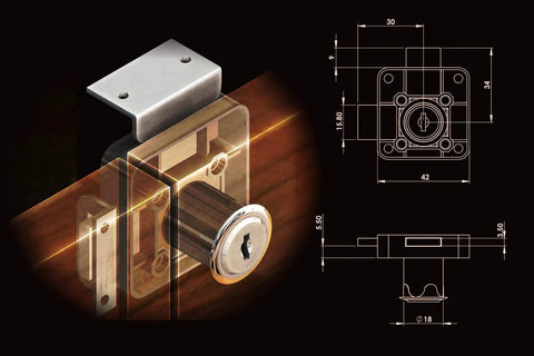 Double Door Cabinet Locks With Keys For Secure Kitchen Cupboards No Fuss Easy To Install Safety Hardware Included Keyed Differently