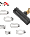 Auxiliary Fuel Tank Install Kit Gravity Fueled With 1.5 Inch Fill Line Easy Install Durable Corrosion Resistant Fittings
