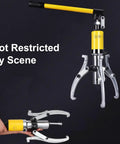 Heavy Duty Hydraulic Gear Puller Bearing Separator Made From Forged Carbon Steel showing a two-way clamp for easy grip.