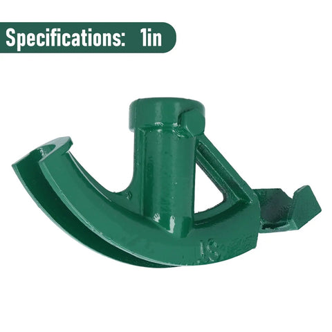 Heavy Duty Glomora Cast Iron Manual Pipe Bender For 1 Inch Electric Conduit Aluminum And PVC Tube Bending Tool with curved green design
