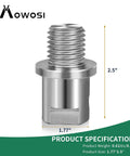 Lathe Headstock Spindle Adapter Converts Five Eighths Inch Shopsmith Internal Thread To One Inch Eight TPI External Thread