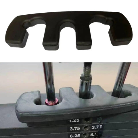 Resistance Plate Adapter For Strength Training And Weightlifting, 2.4kg load capacity weight block on gym stack