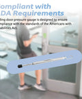 Pressure Gauge 0 To 35 Lbs For ADA Compliant Door Tests In Office Buildings Shopping Malls And Commercial Spaces A Handy Go To Tool For Inspectors And Maintenance Pros Quick Door Tightness And Swing Force Checks, stainless steel door pressure gauge