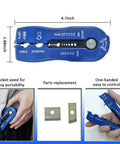 DIY Cable Stripping Kit For Electronics And Auto Repair, 10 To 20 AWG Wire Stripper And Round Cable Cutter details