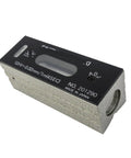 Top Shelf Precision Bar Spirit Level Meter Designed For Dead On Machinist Workbench Alignment And Rock Solid Heavy Duty Industrial Workshop Flatness Calibration Measurement Devices with V-shaped base and glass vial.