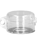 Push Button Switch Guard Cover 30mm Plastic Round Shield For Industrial Panels And Electrical Systems side view