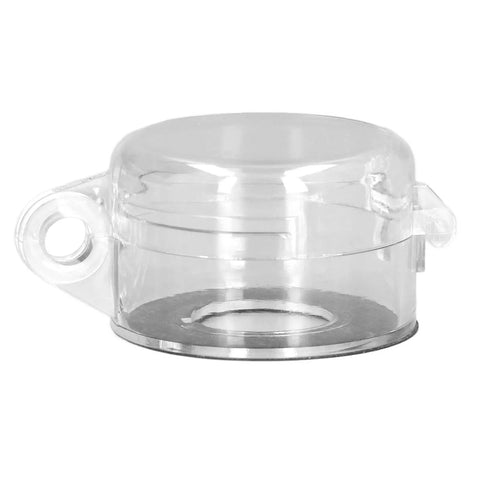 Push Button Switch Guard Cover 30mm Plastic Round Shield For Industrial Panels And Electrical Systems side view