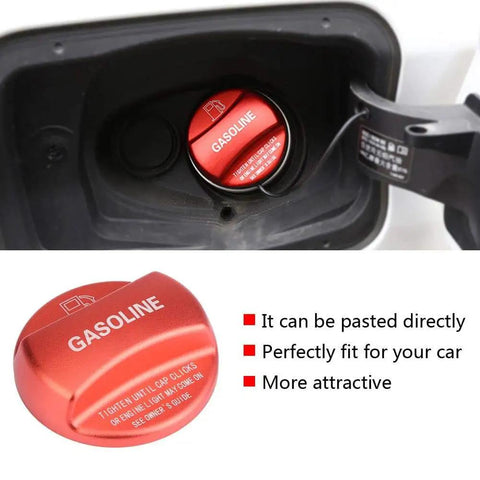 Universal Aluminum Gas Cap For BMW 1 2 3 4 5 7 Series F10 F15 F16 F25 F26 F30 F34 F35 F48 G30 X1 X2 X3 X4 X5 X6 Red Finish installed