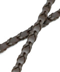 Close-up of Premium Havana Leather Laced Reins for Horses Non Slip Adjustable Hand Laced Grip Ride Ready Riding Training Dressage