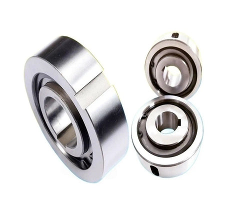 Heavy Duty One Way Bearing Overrunning Clutch Built Like A Tank For Industrial Machinery showing three metal bearings with locking mechanisms.
