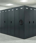 Smooth Tri Spoke Compact Shelving Handwheel In Stylish Black Plastic Crank Handle For Effortless Manual Drive And Easy Archive Rack Storage Access Without Strain on compact archive shelving