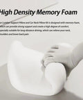 Ultimate UTRFJO Car Lumbar Support Pillow And Neck Rest Kit Made For Mini Cooper SE Convertible showing high density memory foam.