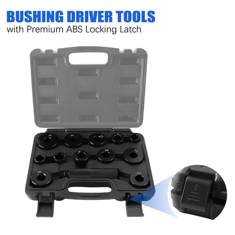 Pro Grade GM Transmission Bushing Driver Kit 13 Piece Master Set For 700R4 4L60 4L60E 4L65E in open case