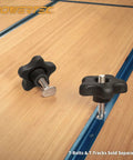 Five Pack Heavy Duty 1/4 20 Thread Five Star Thumb Screws For T Track Table Saws Router Tables And Shop Built Woodworking Jigs on track