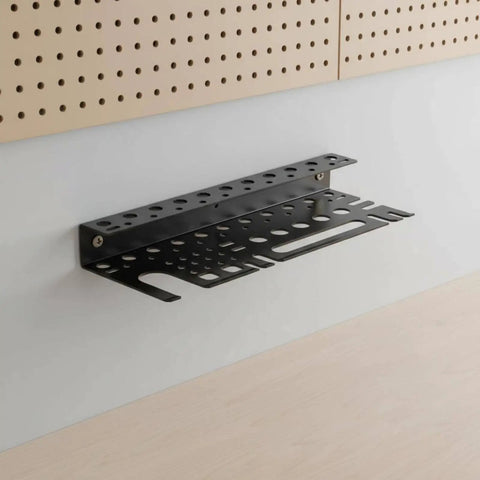 Wall Mounted Hand Tool Organizer Rack for Screwdrivers Pliers and Small Tools Heavy Duty Metal Construction with Efficient Sorting