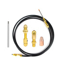 3 Meter Flexible Graphite Wire Feed Hose For SUP20 21 23S T Handheld Laser Welders with brass connectors and black tubing