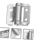 Soft Close Metal Cabinet Door Hinge With Damping High Torque 3 Nm Thickened Zinc Alloy Silver Finish for kitchen cabinets