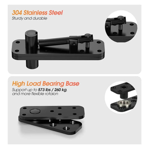 Badass Heavy Duty Invisible Door Hinges For Wooden Secret Doors With Tight Fit And Zero Hassle Installation Using Premium Black Stainless Steel Hardware Setup Today: 304 stainless steel hinge with high load bearing design.