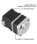 Pro Level Mini Harmonic Drive With Bulletproof Strain Wave Gear Reducer Dead Accurate Rotary Actuator Kit For Industrial Robots And Cnc Machines Built Heavy To Crush Rigorous Tasks And Run Flawless Daily, showing Nema 17 stepper motor design.