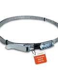 Heavy Duty Dust Collector Band Clamp Universal Adjustable Hose Strap Fits 11 Half To 24 Half Inch with galvanized steel build.