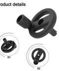 Table Saw Handwheel Replacement Round Handwheel With Revolving Knob Handle Fits DW745 DWE7480 DCS7485B product details
