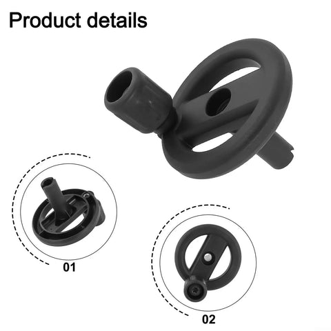 Table Saw Handwheel Replacement Round Handwheel With Revolving Knob Handle Fits DW745 DWE7480 DCS7485B product details