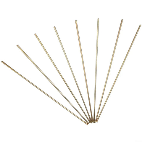 Top Tier Brass Brazing Rods For Oxyacetylene Gas Welding High Fluidity Alloy Steel Copper And Iron Metalwork Supplies in a fan shape.
