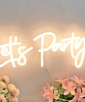 Versatile Dimmable Neon Sign For Parties And Events, 17x7.5 Inch Warm White Neon Lights For Wall Decor, USB 5V Included